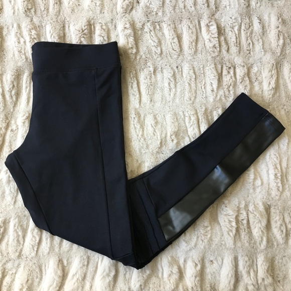 rune glynn faux leather leggings